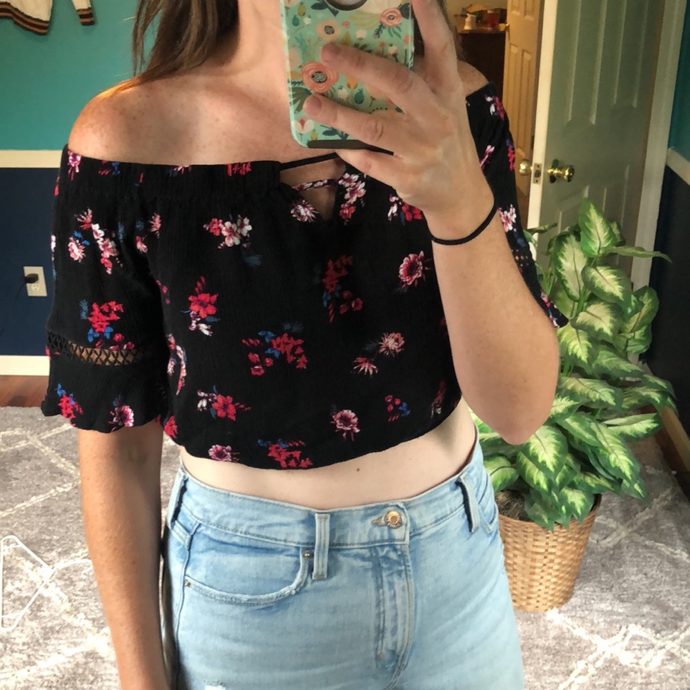 Bleuh Ciel crop top Large